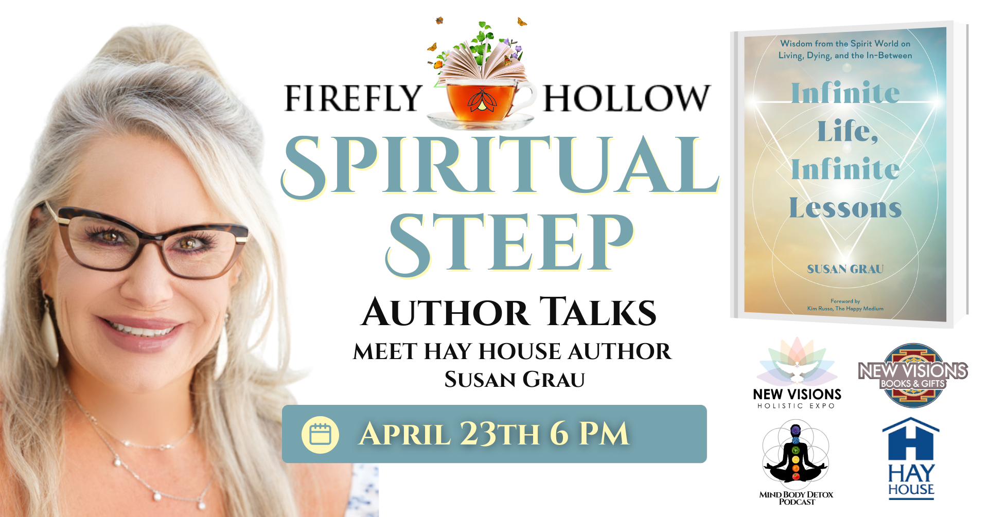 Spiritual Steep Author Talks Feature Hay House Author Susan Grau